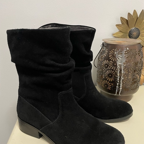 Dixie Women's Black Suede Boots waterproof size 7 - Picture 6 of 6